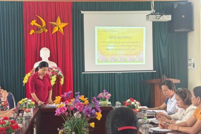Bồi dưỡng kiến thức về ATTP trong trường Mầm non